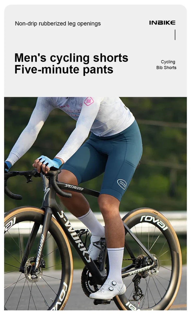 Cuissard de cyclisme confort 5-6 heures pour homme "INBIKE - SSXX572"
