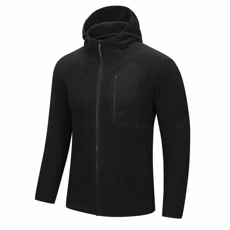Softshell / polaire en peluche cationique à capuche à manches longues, respirant "Planete Rando - Flexstorm Fx105"