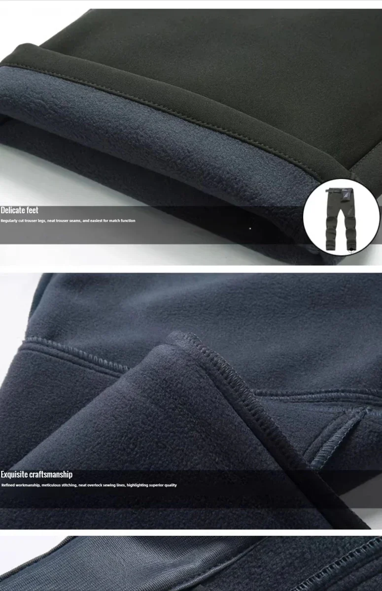 Pantalon imperméable & polaire grande taille pour homme "Fashion Wear - MK005"