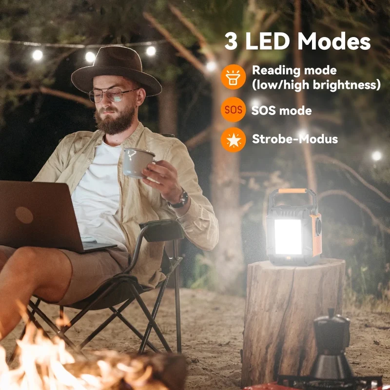 Station d'alimentation / générateur solaire avec batterie 172,8 Wh, prises 230V et LED "FF Flashfish - A201"