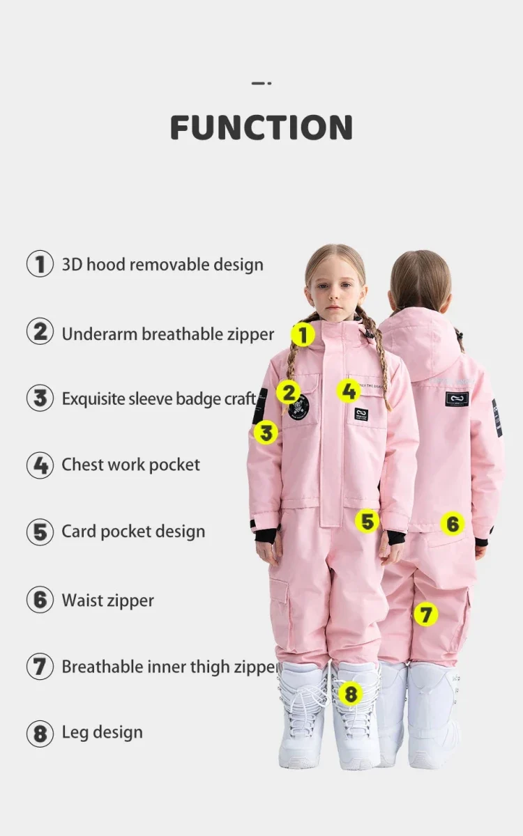 Combinaison de ski / snowboard avec technologie 3M Thinsulate™ pour enfants "COPOZZ - 22309"