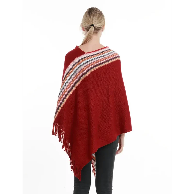 Beau poncho femme tendance et chic pas cher