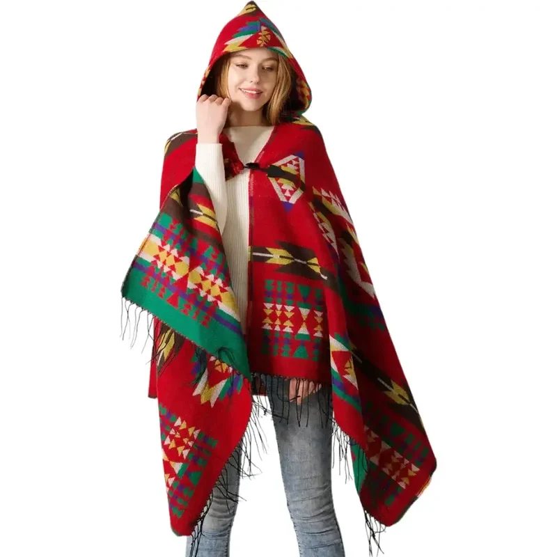 Poncho femme à la mode