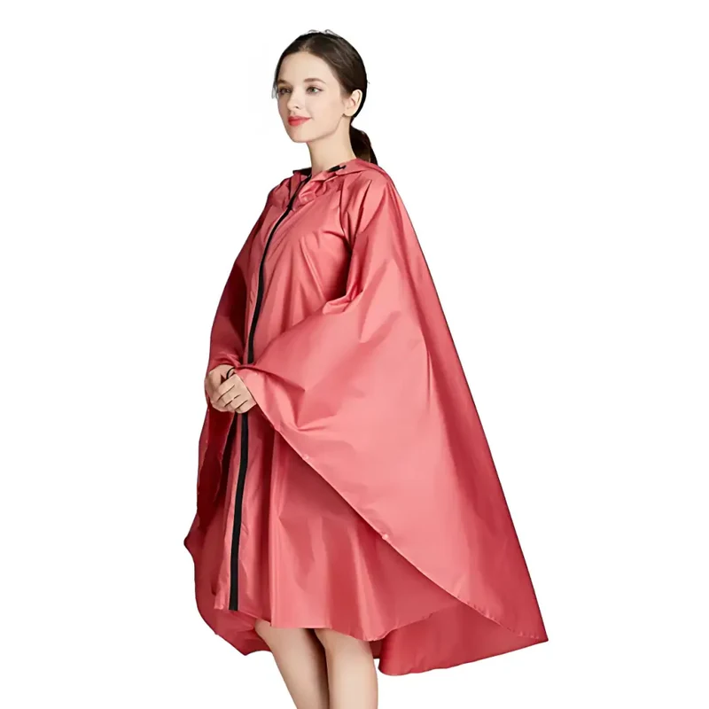 Poncho pluie rouge