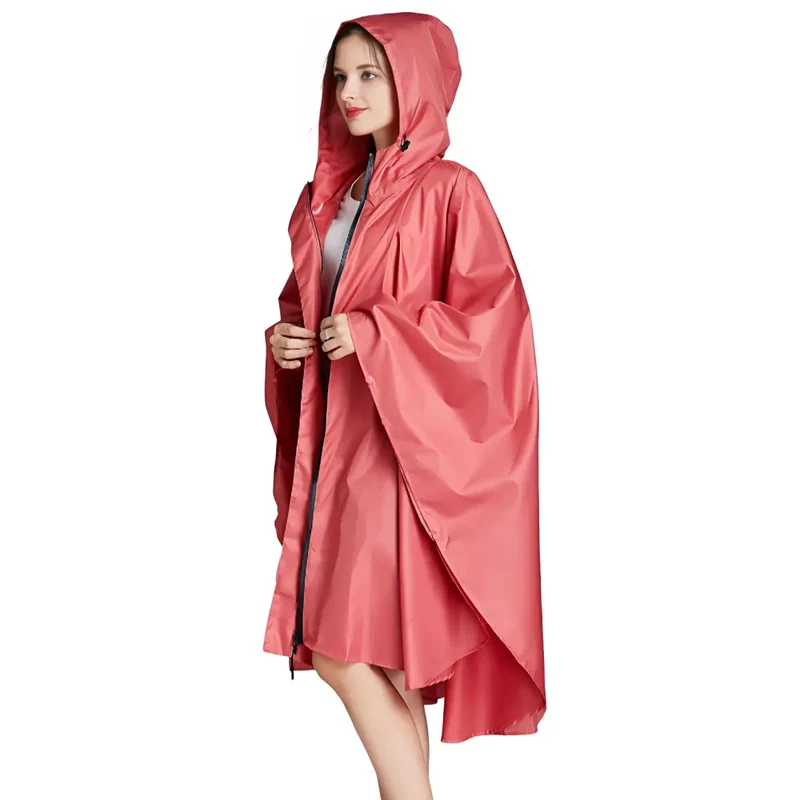Poncho pluie rouge