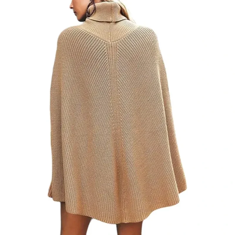 Poncho femme coton avec manches