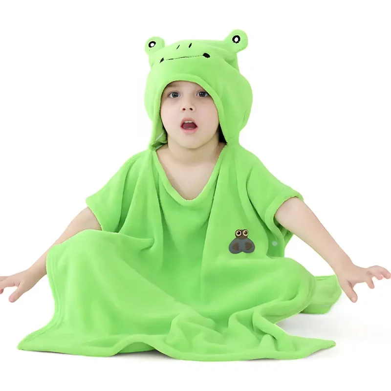 Poncho piscine pour petit garçon