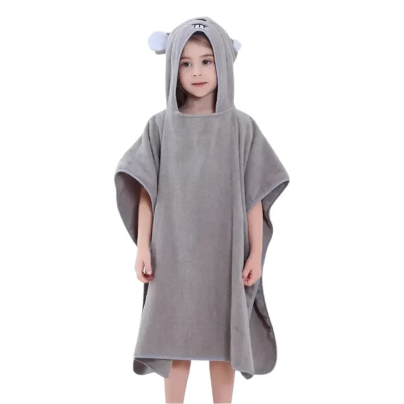 Peignoir poncho piscine enfant