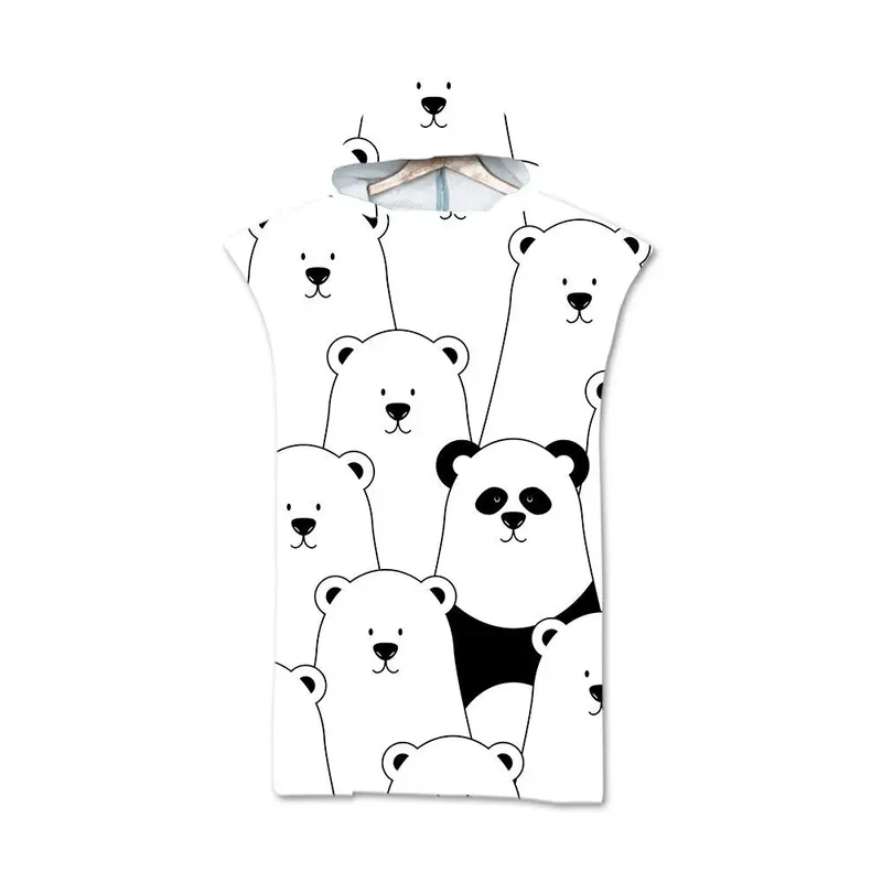 Enfant poncho bain