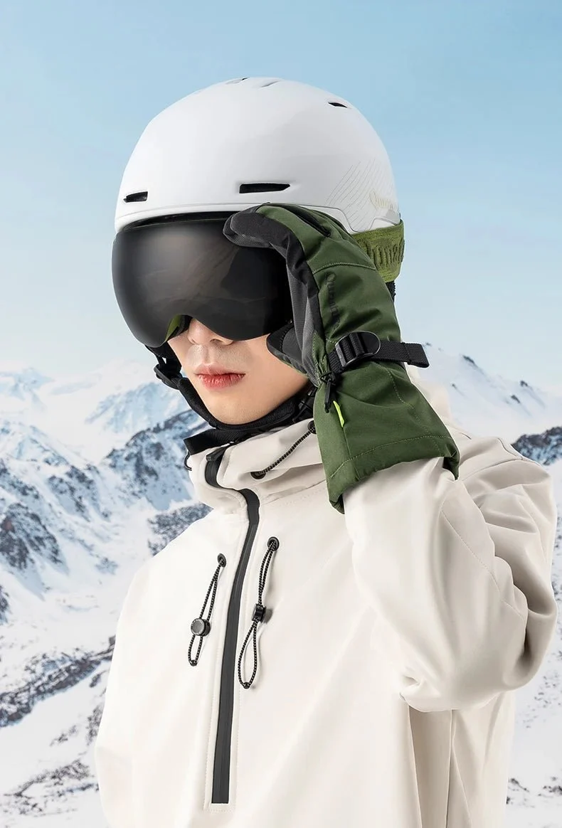 Gants de ski tactiles & imperméables avec poignet allongé et technologie 3M Thinsulate "Qunature - 16410045"