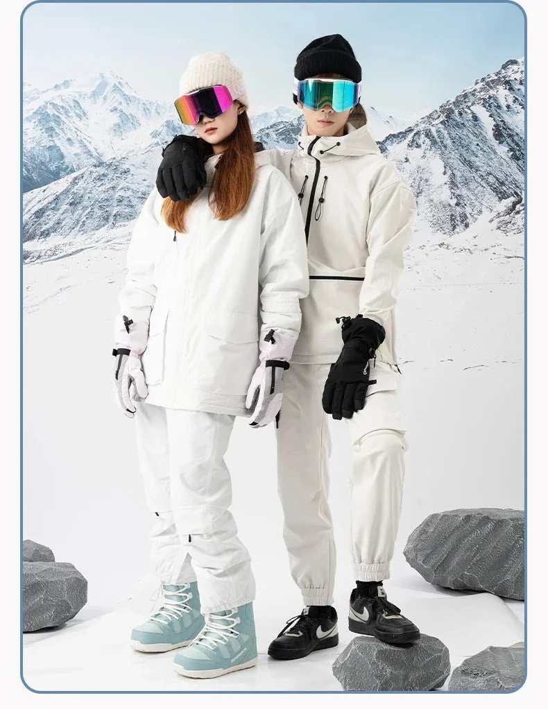 Gants de ski tactiles & imperméables avec poignet allongé et technologie 3M Thinsulate "Qunature - 16410045"