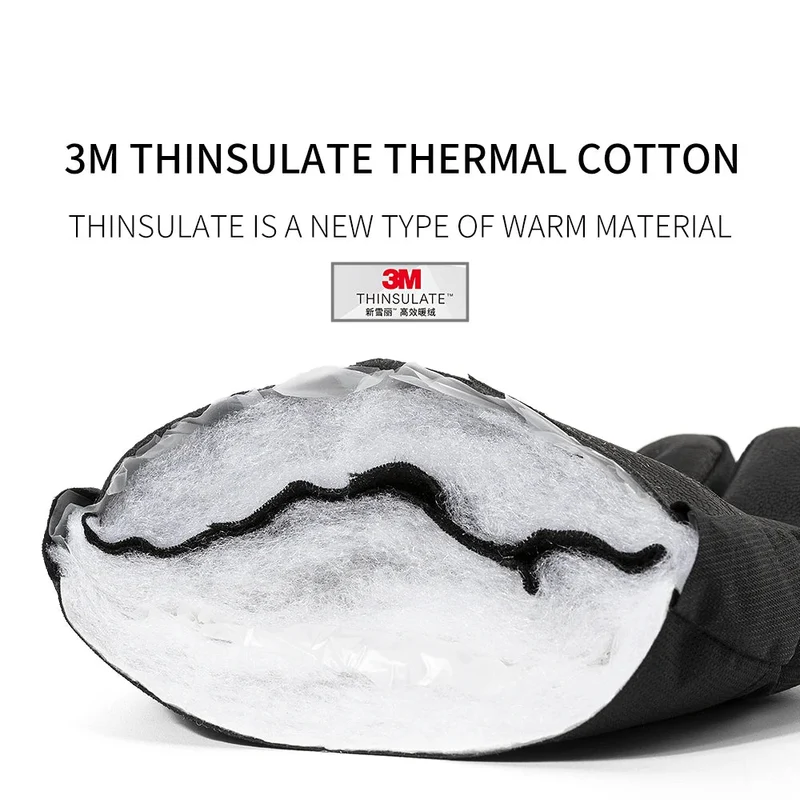 Gants de ski d'hiver chauds et imperméables avec technologie 3M Thinsulate "Copozz - 20602"