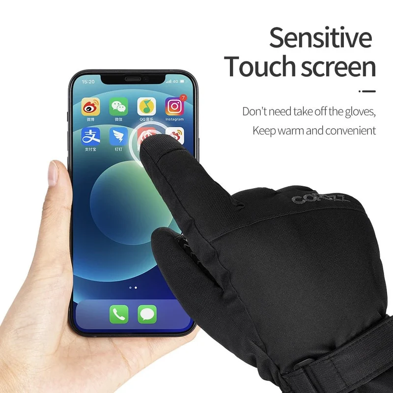 Gants de ski d'hiver chauds et imperméables avec technologie 3M Thinsulate "Copozz - 20602"