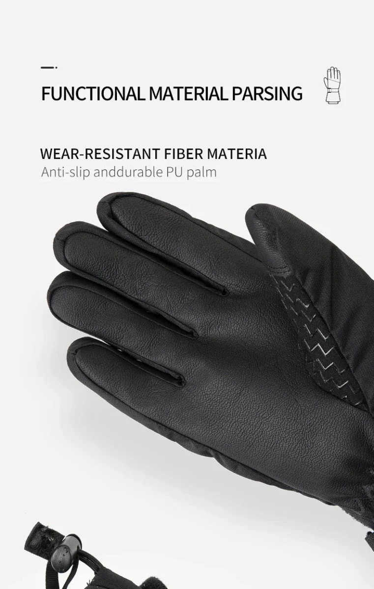 Gants de ski d'hiver chauds et imperméables avec technologie 3M Thinsulate "Copozz - 20602"