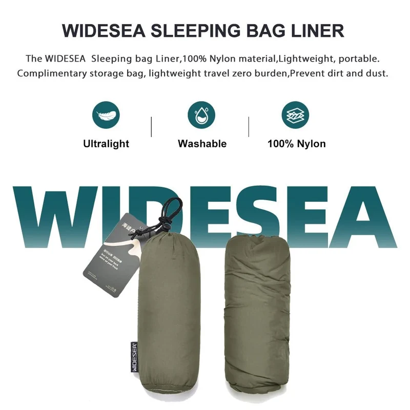 Drap de sac de couchage de camping ultraléger "Widesea - SD-01G"