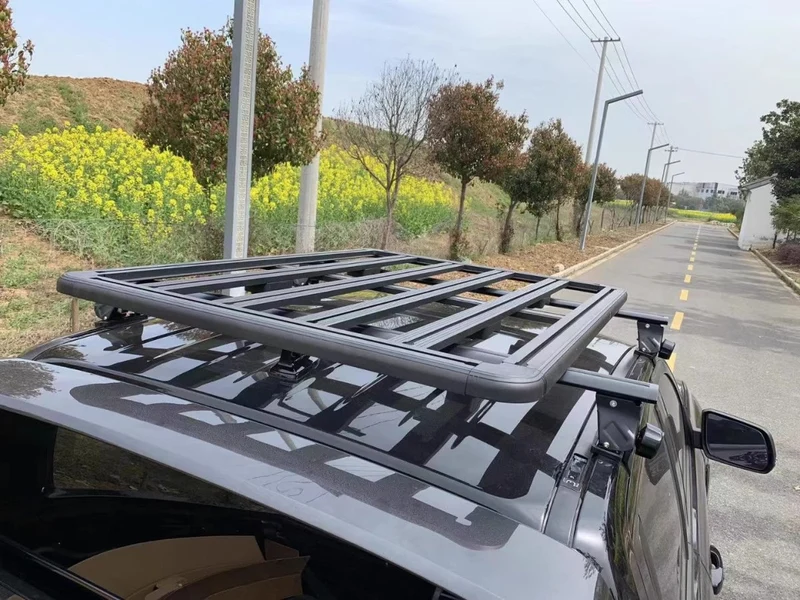 Plateforme modulaire / porte-bagages de toit en aluminium pour véhicule / SUV "Planète Rando - TerraDeck 5"