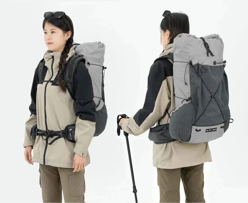 Sac à dos de randonnée ultraléger en tissu imperméable UHMWPE 700g "3F UL GEAR - TUTOR 30+10L"