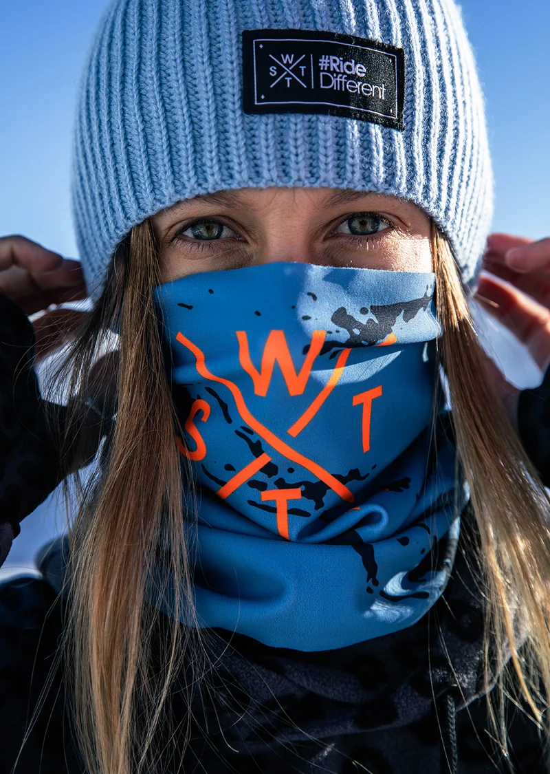 Tour de cou Fox - Camouflage Bleu Gris