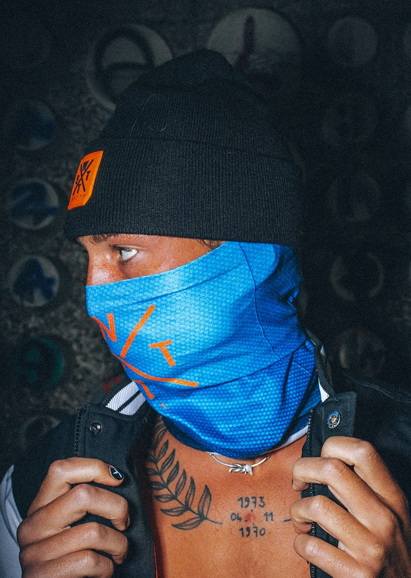 Tour de cou Fox - Bleu Carbone