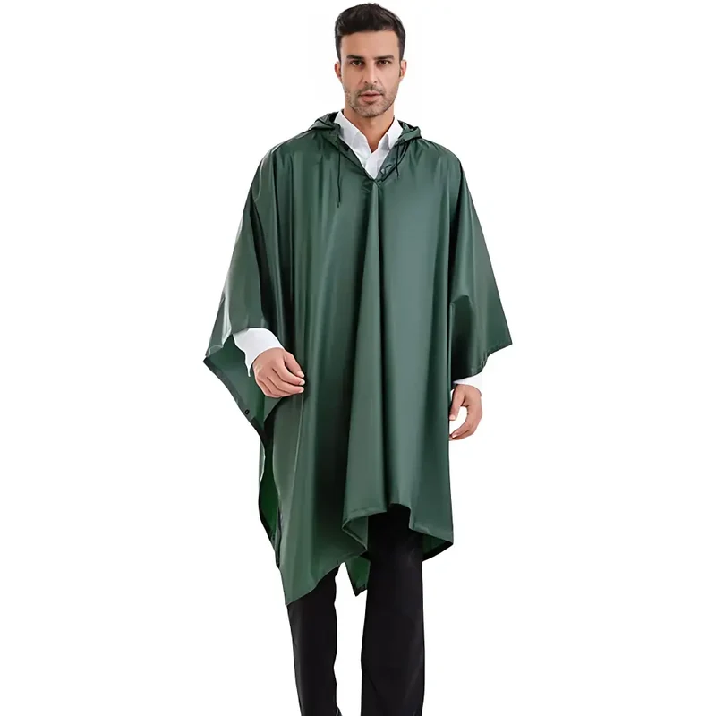 Poncho étanche à manche homme