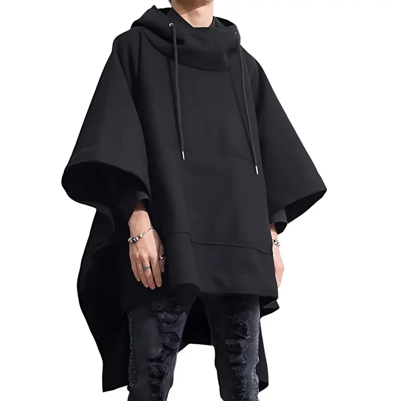 Poncho en laine pour homme