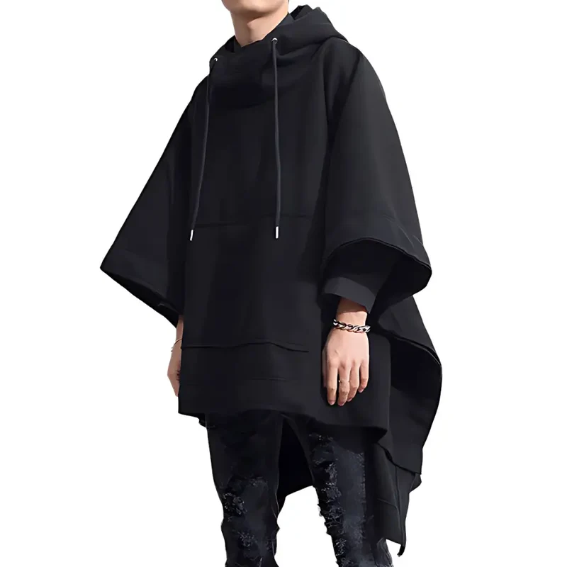 Poncho en laine pour homme