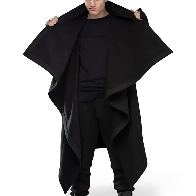 Poncho homme d'hiver