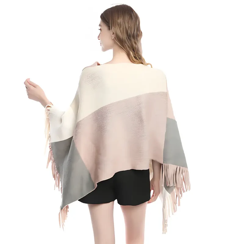 Poncho jeune femme