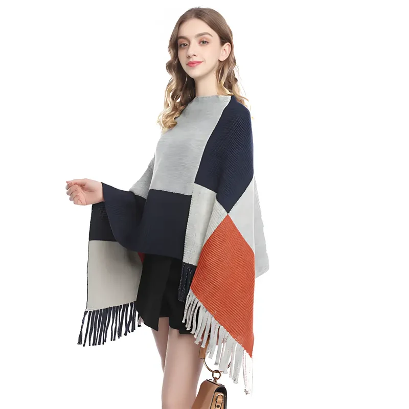 Poncho jeune femme