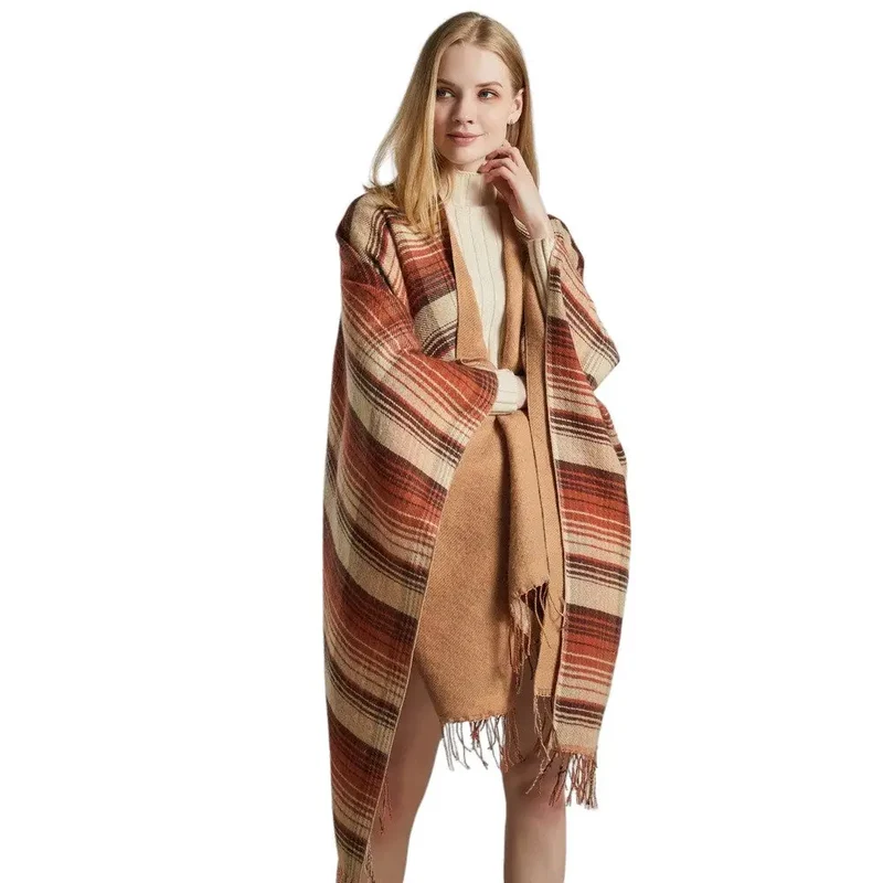 Poncho femme léger