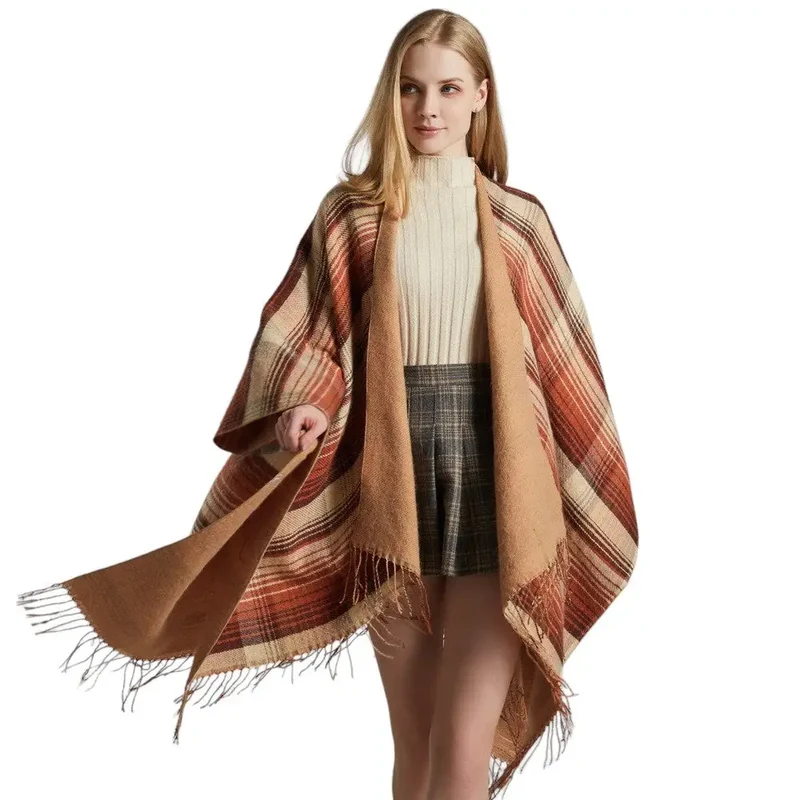 Poncho femme léger