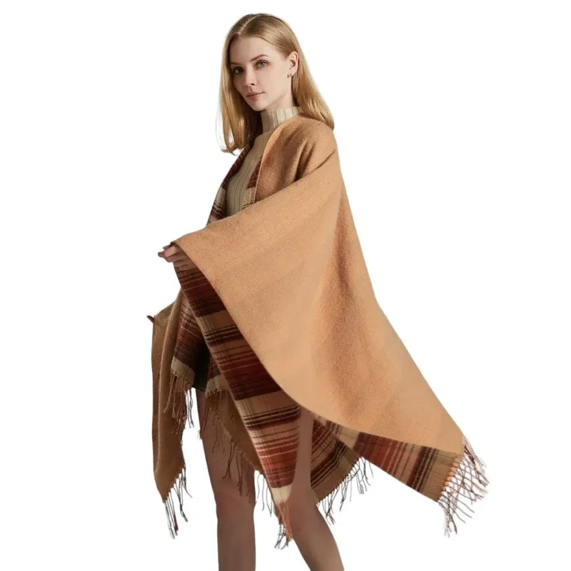 Poncho femme léger