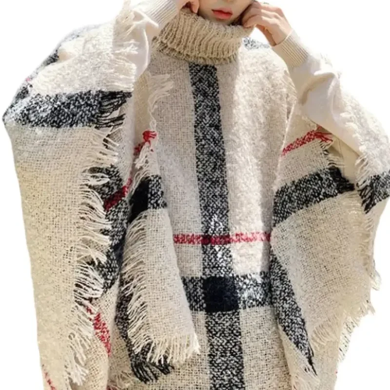 Poncho coton homme