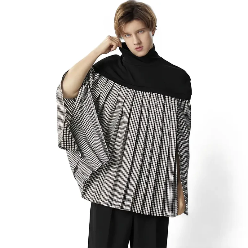 Poncho homme luxe
