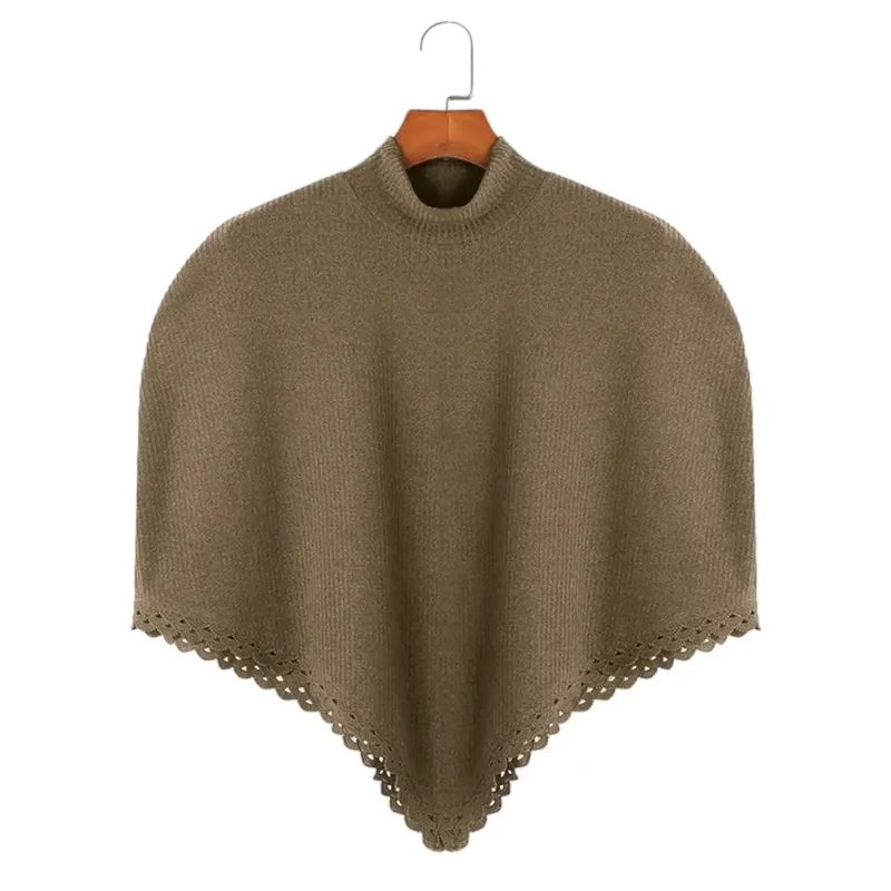 Poncho pure laine homme