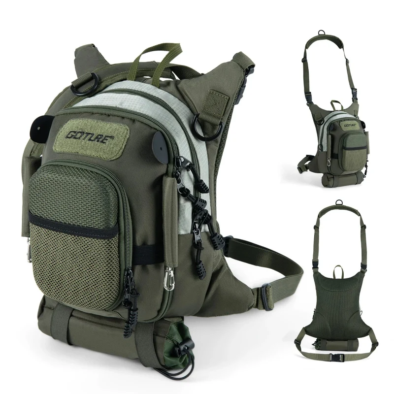 Sac de poitrine ultra-léger et imperméable multi-poches "Goture - E12064"