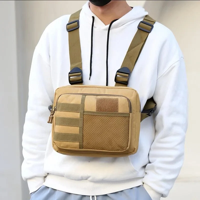 Sac de poitrine tactique multifonction pour homme "SSJ - SJ8007OT"