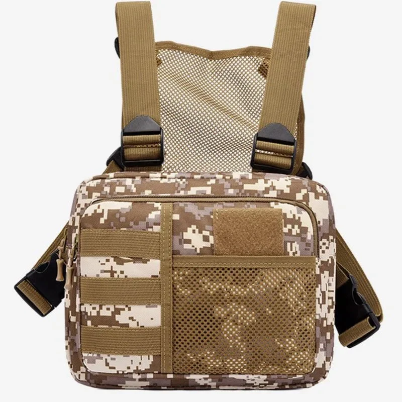 Sac de poitrine tactique multifonction pour homme "SSJ - SJ8007OT"