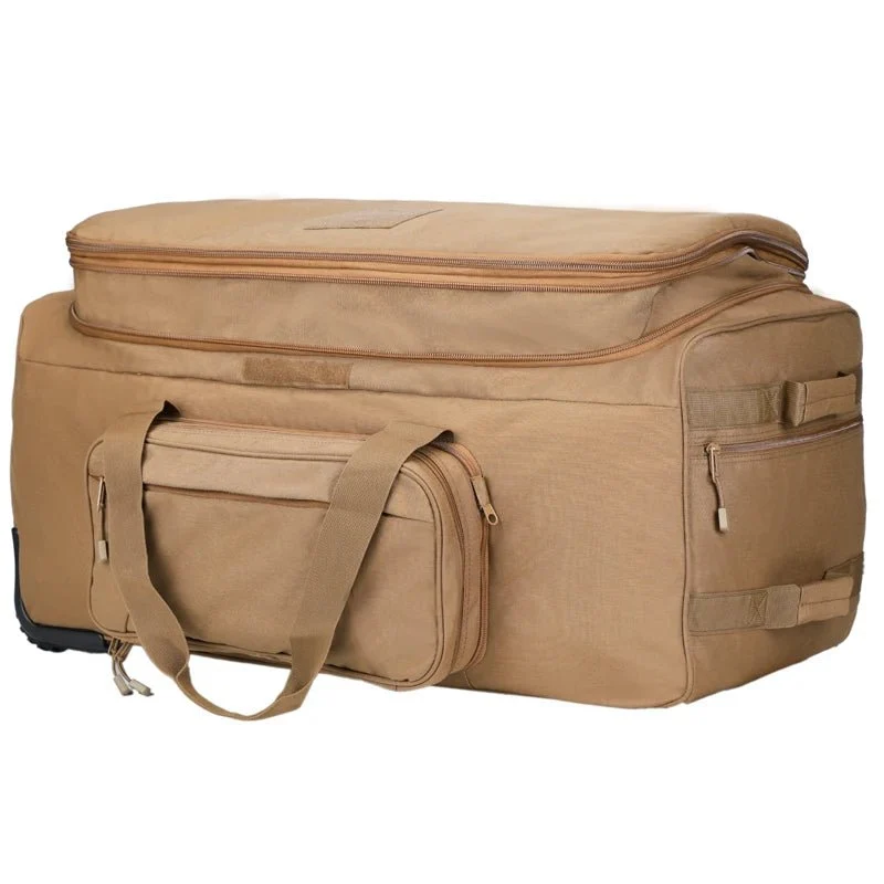 Sac de voyage tactique militaire à roulettes 128L "GREENCITY - LT20258"
