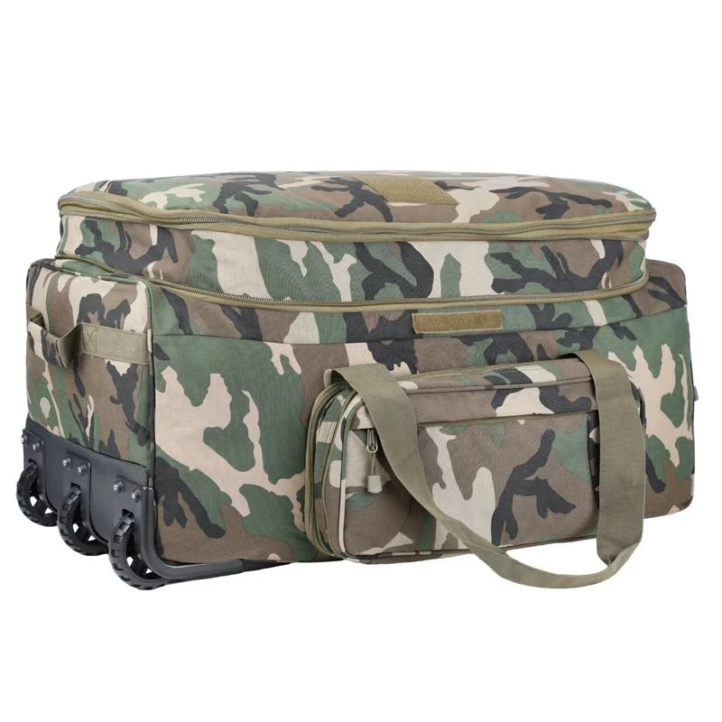 Sac de voyage tactique militaire à roulettes 128L "GREENCITY - LT20258"
