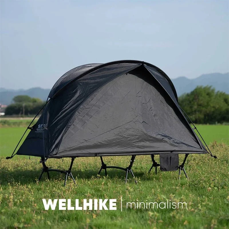 Lit de camp 2 en 1 avec tente simple-paroi "Wellhike Minimalism - Yunchi SWS"