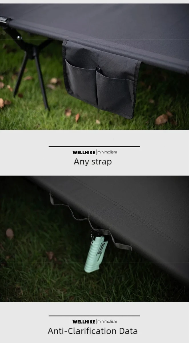 Lit de camp 2 en 1 avec tente simple-paroi "Wellhike Minimalism - Yunchi SWS"