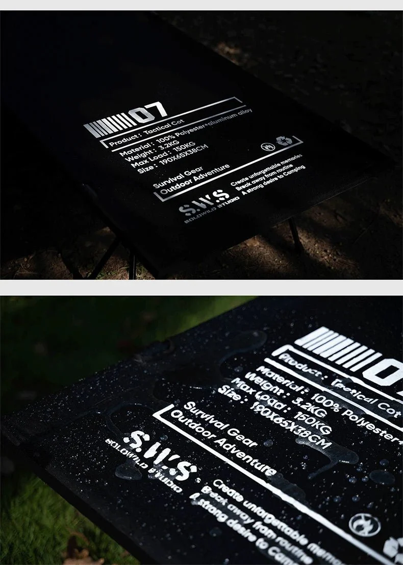 Lit de camp 2 en 1 avec tente simple-paroi "Wellhike Minimalism - Yunchi SWS"