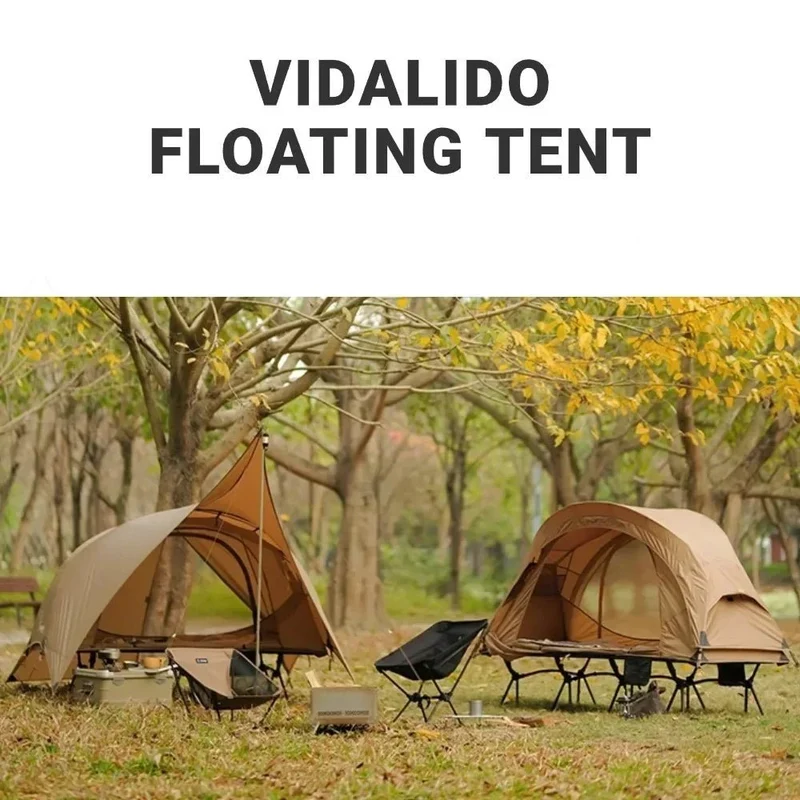 Tente de lit pour 1 personne avec moustiquaire et double-parois "Vidalido - Floating tent"