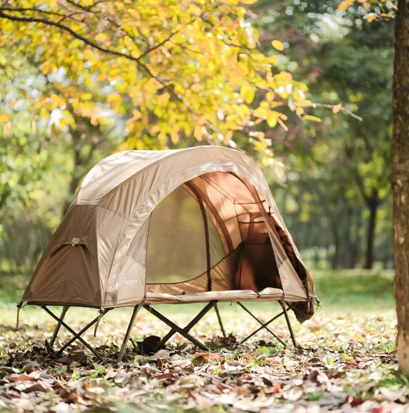 Tente de lit pour 1 personne avec moustiquaire et double-parois "Vidalido - Floating tent"