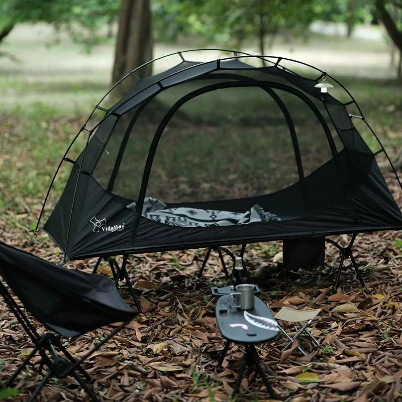 Tente de lit pour 1 personne avec moustiquaire et double-parois "Vidalido - Floating tent"