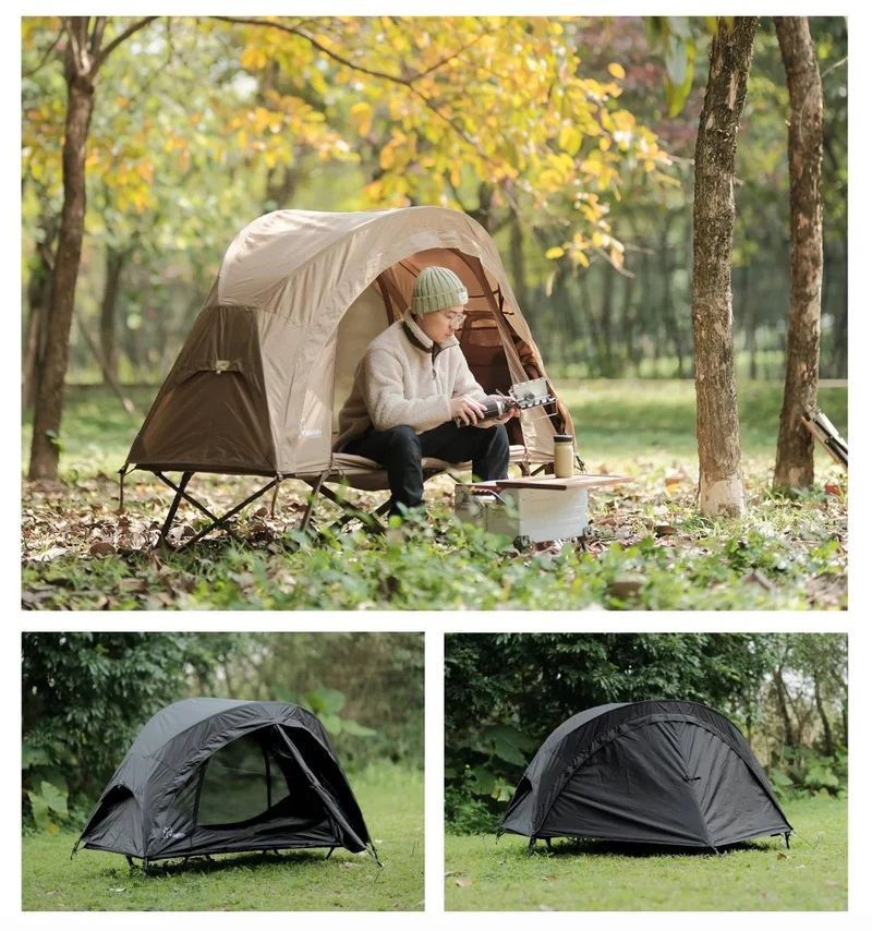 Tente de lit pour 1 personne avec moustiquaire et double-parois "Vidalido - Floating tent"