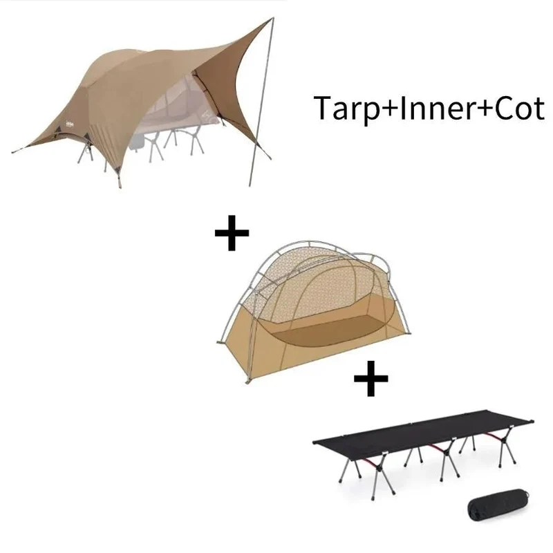 Tente de lit pour 1 personne avec moustiquaire et double-parois "Vidalido - Floating tent"