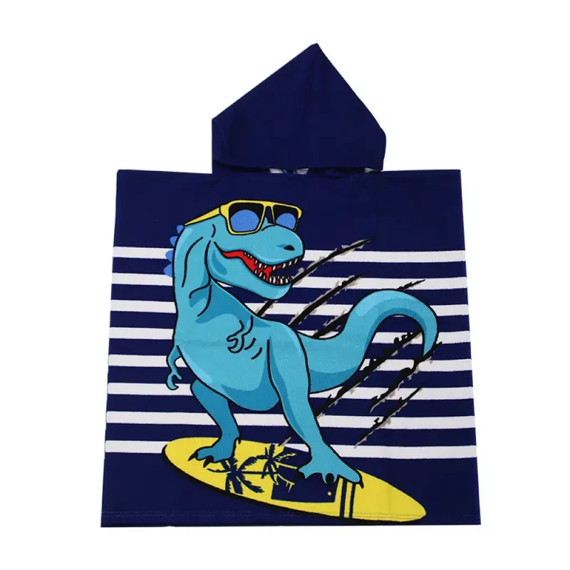 Poncho de bain capuche enfant