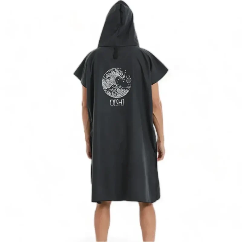 Poncho de bain adulte avec capuche